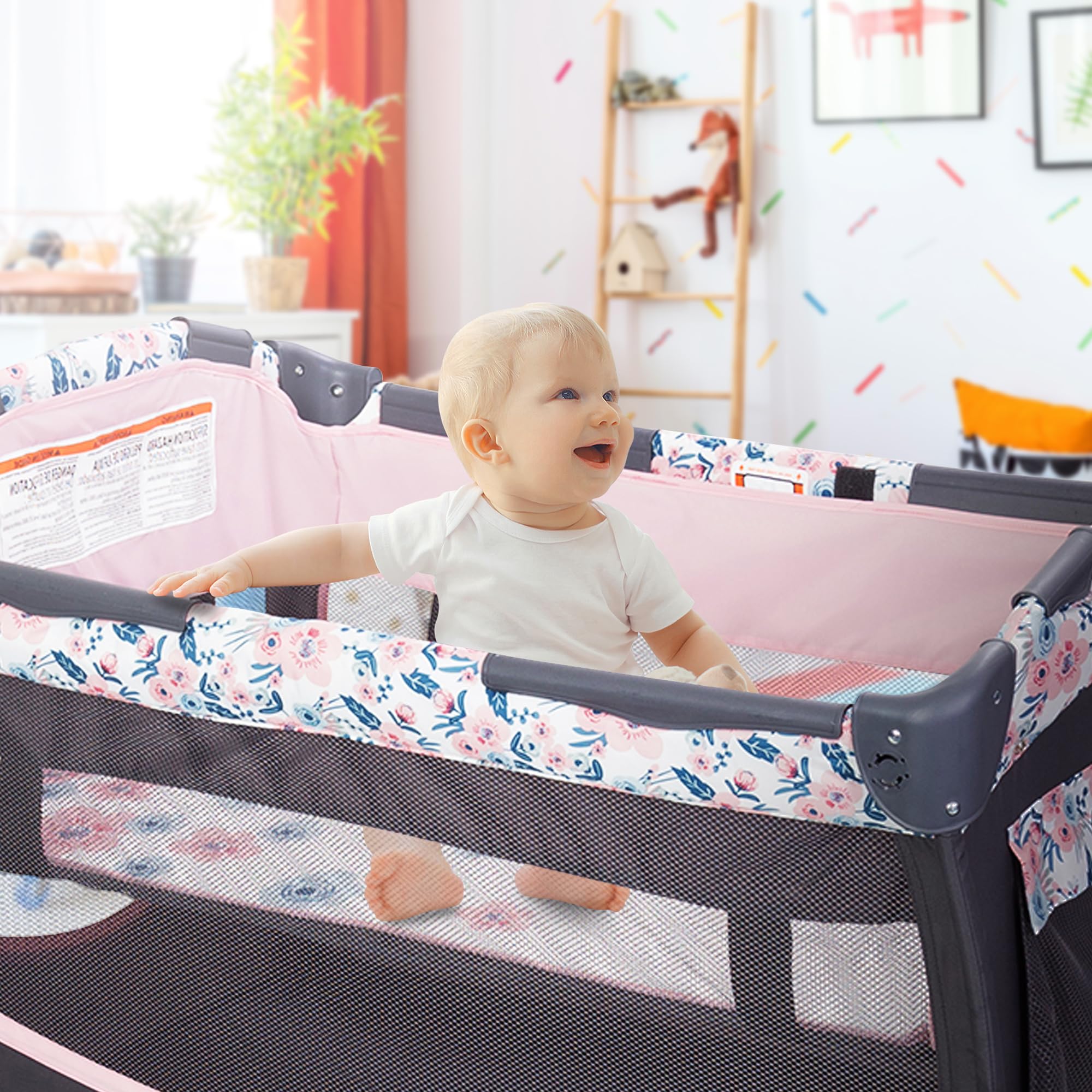Amazon.com : Baby Trend Deluxe II Nursery Center, Bluebell